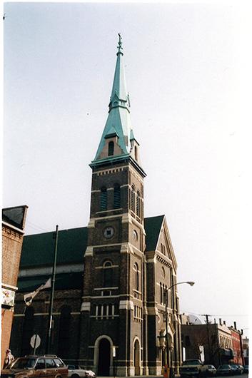 Exterior of St. Procopius Church in an undated file photo. (Chicago Catholic)
