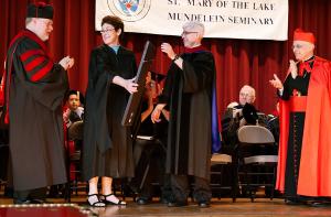 Father Baima participates in the University of St. Mary of the Lake/Mundelein Seminary’s Academic Convocation on May 5, 2012. (Darrell Harmon/Chicago Catholic)