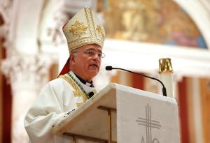Bishop Báez delivers his homily. (Karen Callaway/Chicago Catholic)