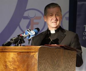 Chicago Archbishop Blase Cupich gave remarks during the19th annual Catholic-Muslim iftar dinner at the Zakat Foundation of America in Bridgeview on June 27. (Karen Callaway/Catholic New World)
