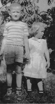 Blase Cupich and his younger sister, Margie, circa 1955. (Photo provided by Rich Cupich)