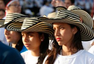 Jóvenes participan en la Jornada Mundial de la Juventud 2019 en Panamá. Foto: Paul Haring/CNS
