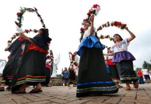 Miembros del ballet infantil Flor Menudita Xochipitzahuatl participaron en Guadalupe en Verano. Foto: Karen Callaway/Católico