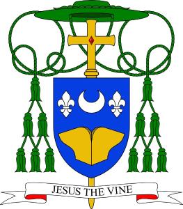 Escudo de armas del obispo Grob.