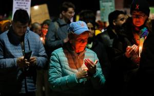 “Ustedes conocen la ansiedad de las sombras” dijo el cardenal a los inmigrantes.