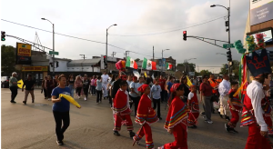 Parroquianos pasearon la imagen de la Virgen de San Juan de los Lagos por las calles del barrio el 6 de agosto.
