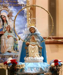 Efigie de Ntra. Sra. de la Divina Providencia, patrona de los puertorriqueños.