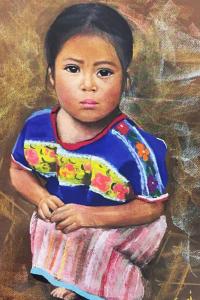 “Para mí los chiquillos reflejan mucha ternura. La realidad del inmigrante actual se refleja en el niño” dijo la hermana Norma. Foto proporcionada.